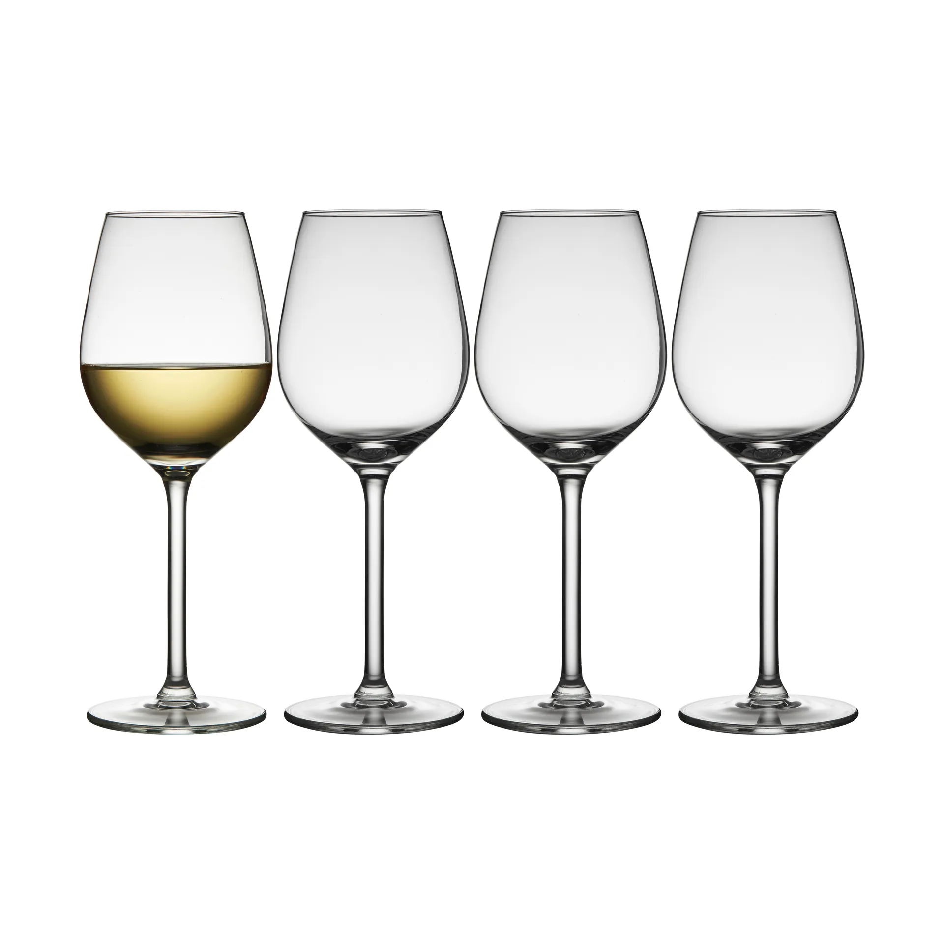 4 Copas de vino blanco Juvel 38 cl, Transparente Lyngby Glas