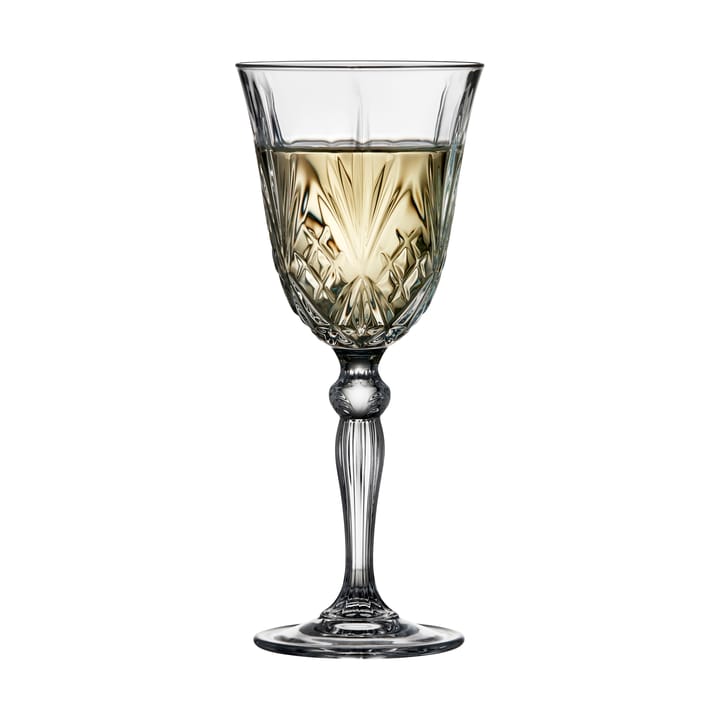 4 Copas de vino blanco Melodia 21 cl, Cristal Lyngby Glas