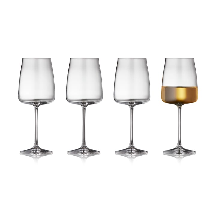 4 Copas de vino blanco Zero 43 cl - Cristal - Lyngby Glas