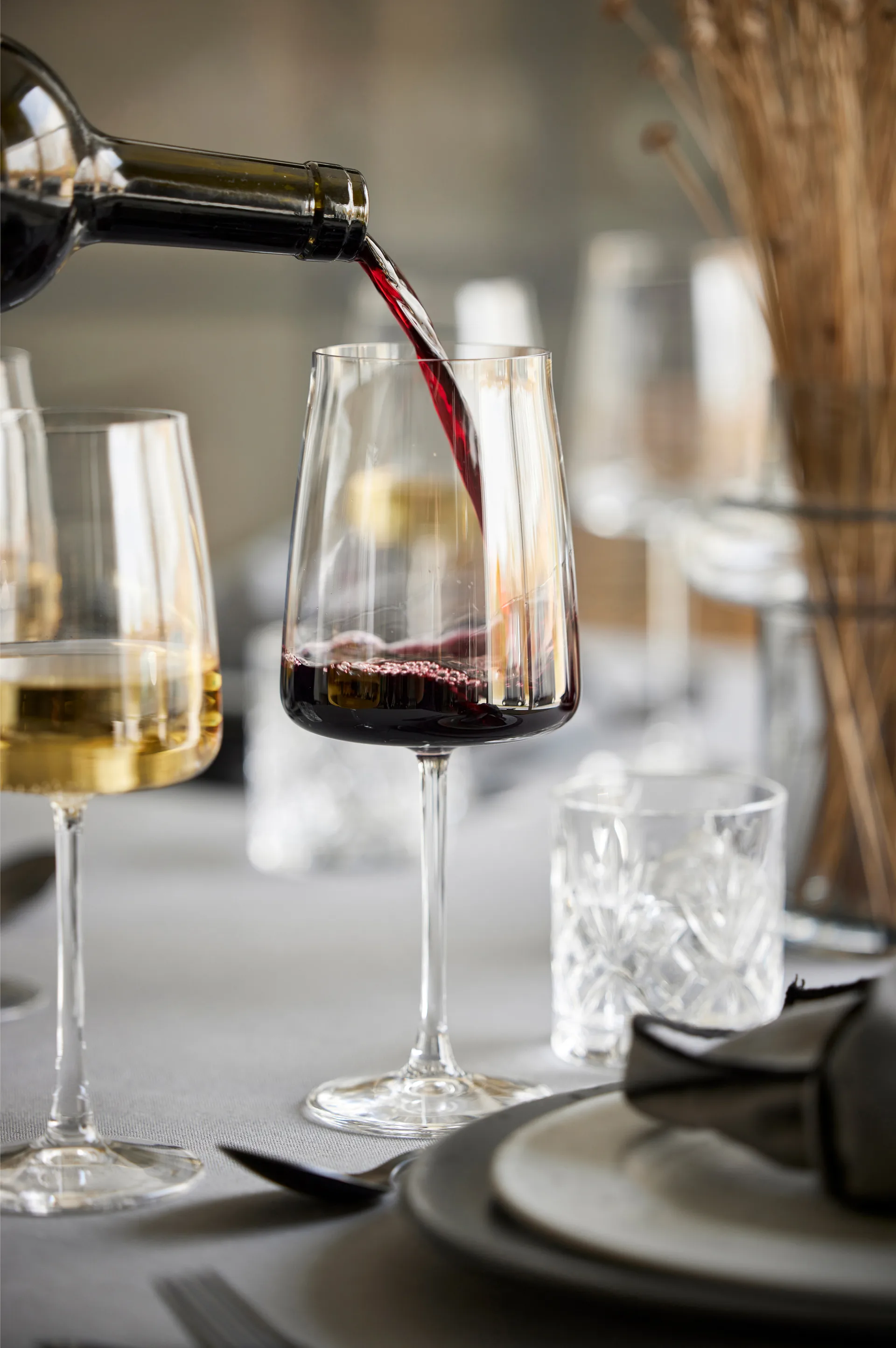 4 Copas de vino blanco Zero 43 cl, Cristal Lyngby Glas