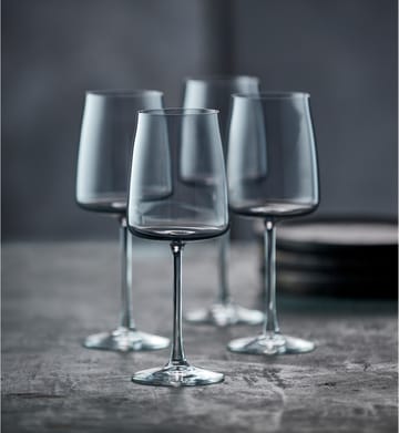 4 Copas de vino blanco Zero 43 cl - Smoke - Lyngby Glas