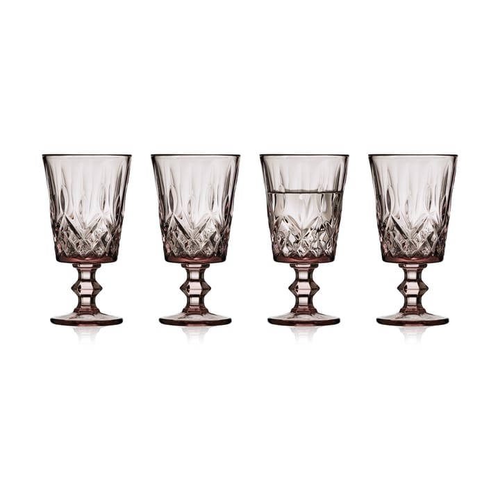 4 Copas de vino Sorrento 29 cl - Pink - Lyngby Glas