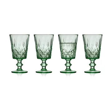 4 Copas de vino Sorrento 29 cl - Verde - Lyngby Glas