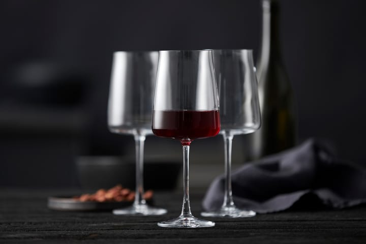 4 Copas de vino tinto Zero 54 cl, Cristal Lyngby Glas