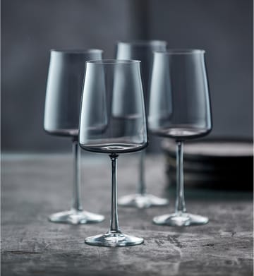 4 Copas de vino tinto Zero 54 cl - Smoke - Lyngby Glas