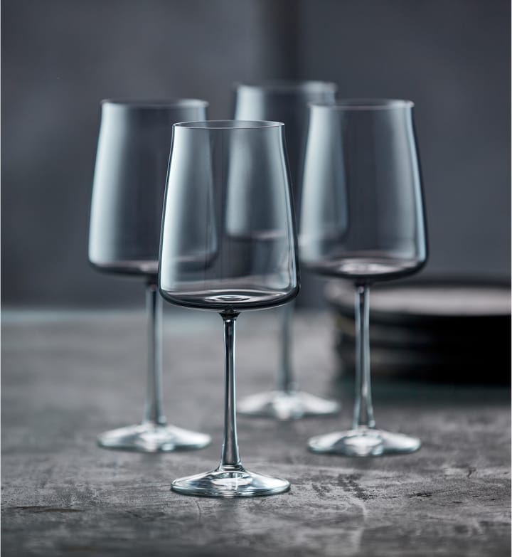 4 Copas de vino tinto Zero 54 cl, Smoke Lyngby Glas