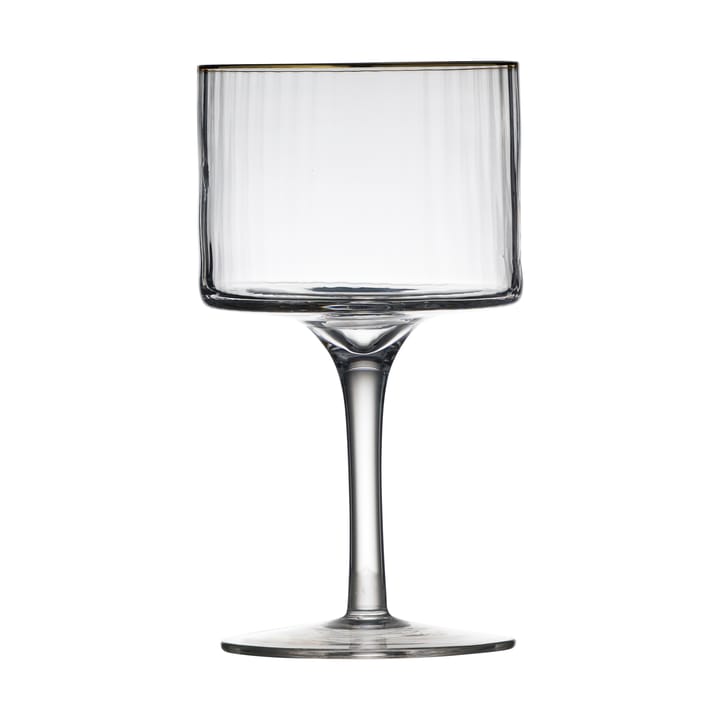4 Copas gin tonic Palermo Gold 32 cl, Transparente-oro Lyngby Glas