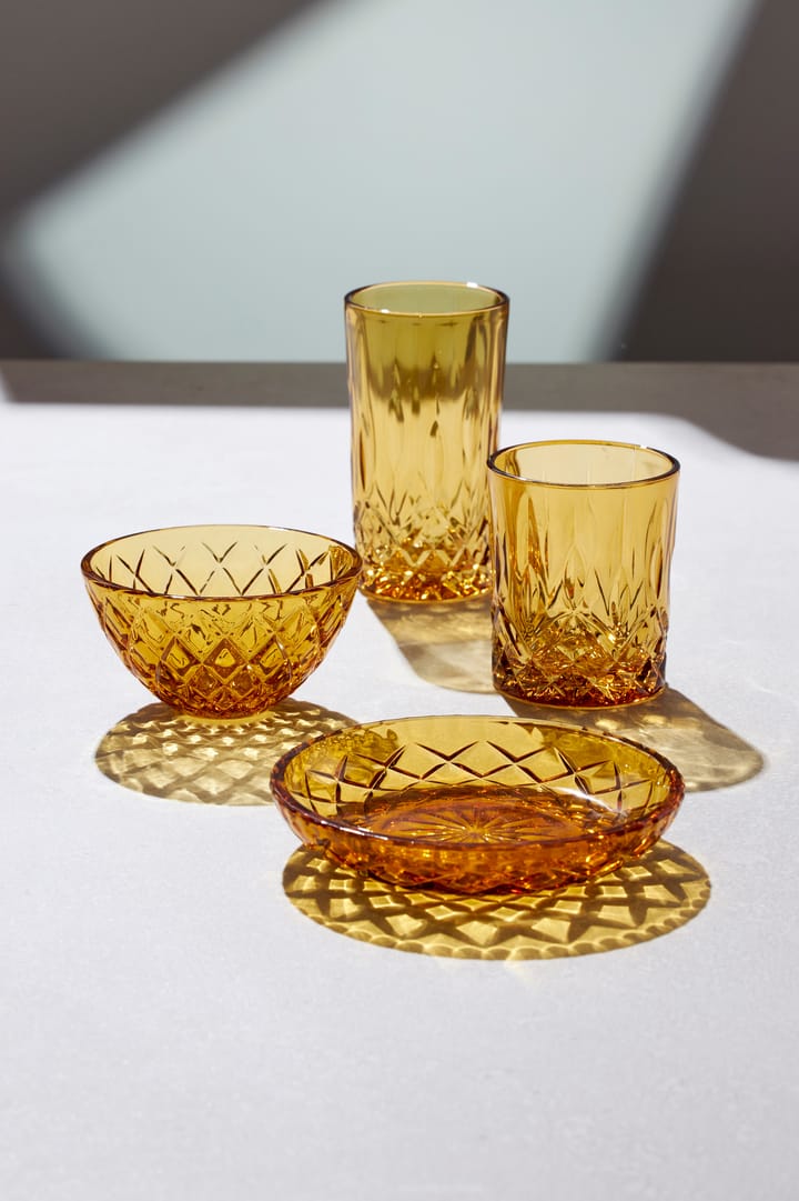 4 Platillos Sorrento Ø16 cm, Amber Lyngby Glas