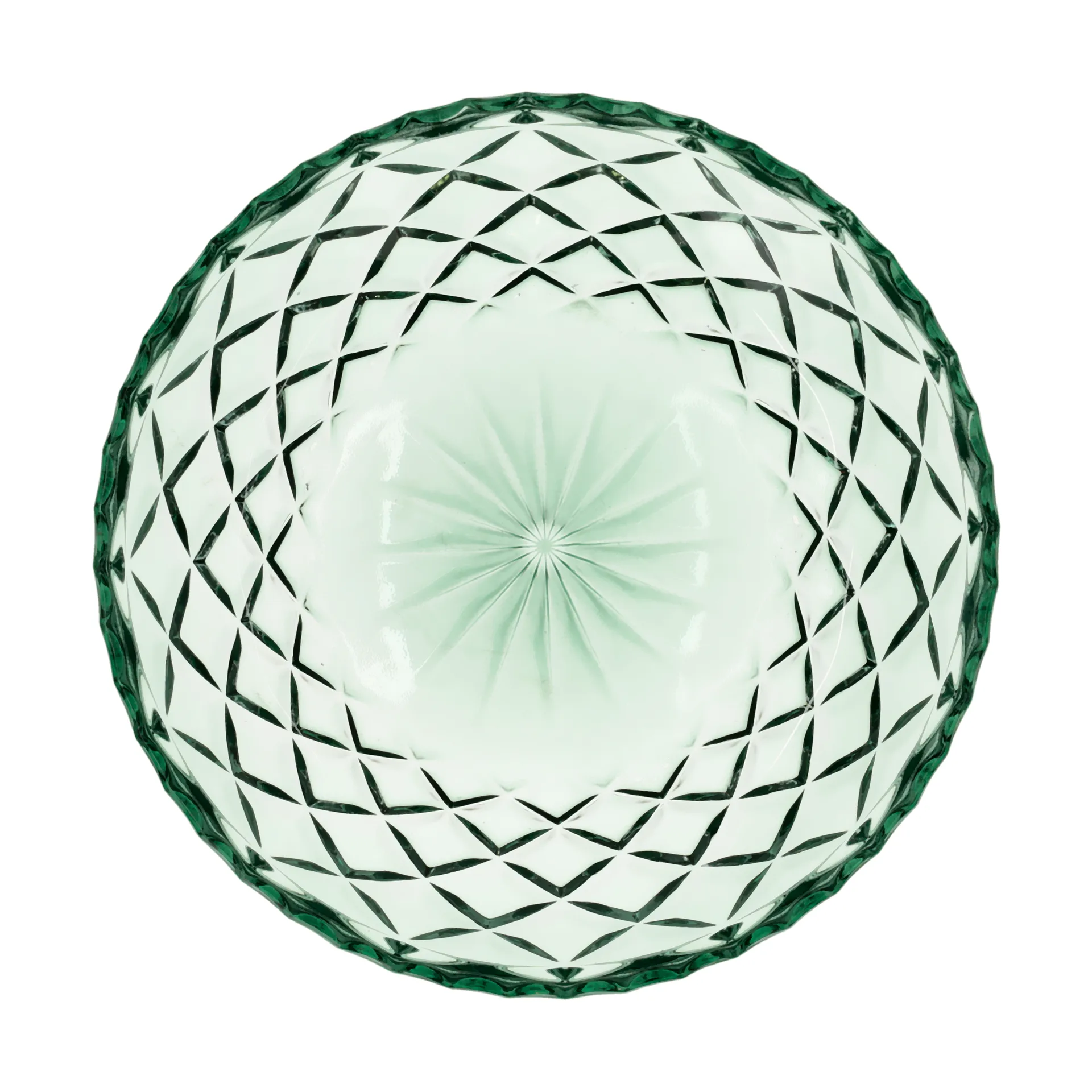 4 Platillos Sorrento Ø16 cm, Verde Lyngby Glas