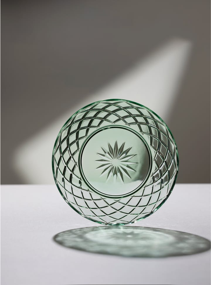 4 Platos Sorrento Ø21 cm, Verde Lyngby Glas