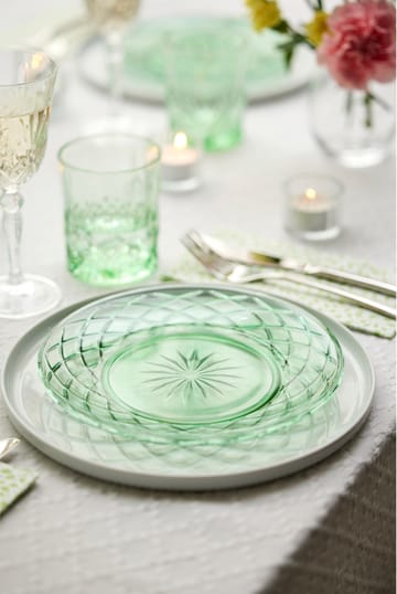 4 Platos Sorrento Ø21 cm - Verde - Lyngby Glas