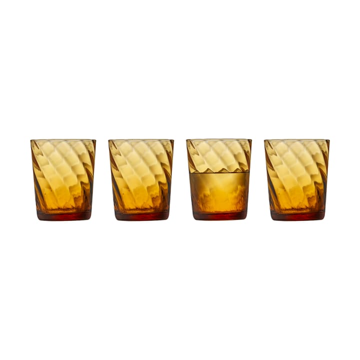 4 Vasos de agua Vienna 30 cl - Amber - Lyngby Glas