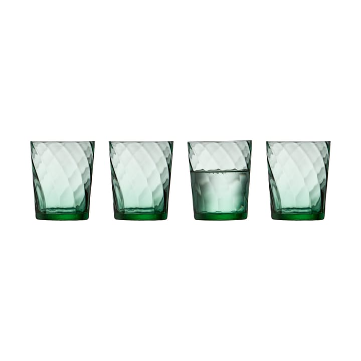 4 Vasos de agua Vienna 30 cl - Green - Lyngby Glas