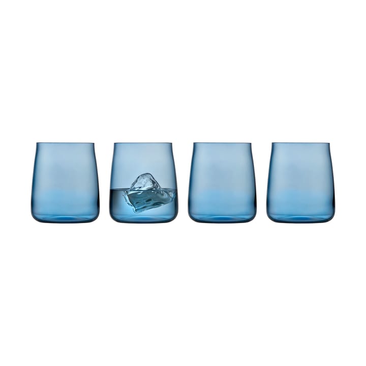 4 Vasos de agua Zero 42 cl - Blue - Lyngby Glas