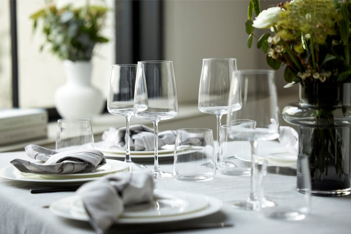4 Vasos de agua Zero 42 cl, Cristal Lyngby Glas