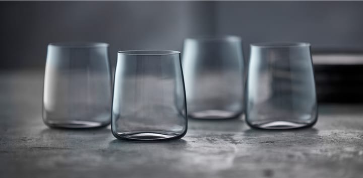 4 Vasos de agua Zero 42 cl, Smoke Lyngby Glas
