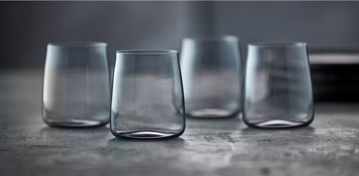 4 Vasos de agua Zero 42 cl - Smoke - Lyngby Glas