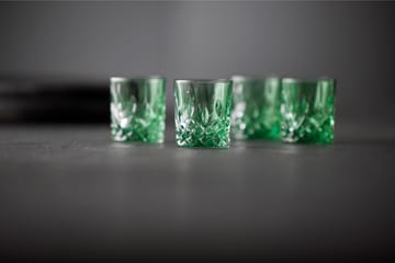 4 Vasos de chupito Sorrento 4 cl - Verde - Lyngby Glas