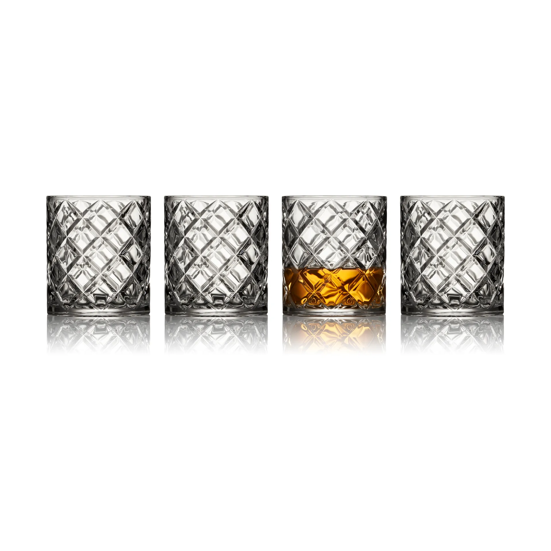 4 Vasos de whisky Sevilla 30 cl, Clear Lyngby Glas