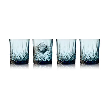 4 Vasos de whisky Sorrento 32 cl - Blue - Lyngby Glas