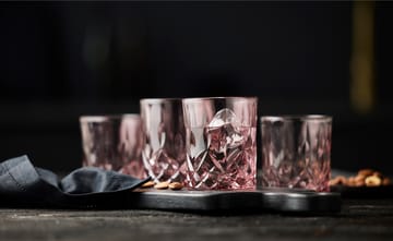 4 Vasos de whisky Sorrento 32 cl - Pink - Lyngby Glas