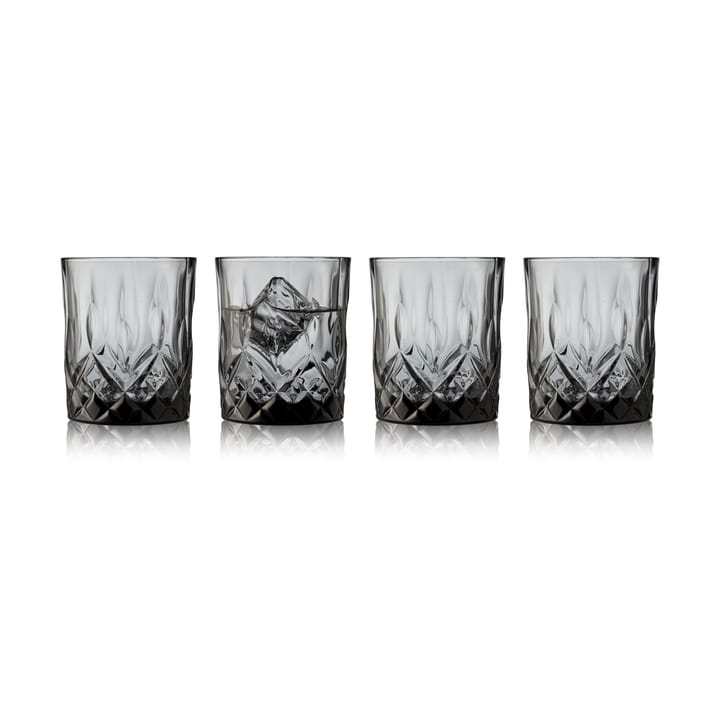 4 Vasos de whisky Sorrento 32 cl - Smoke - Lyngby Glas