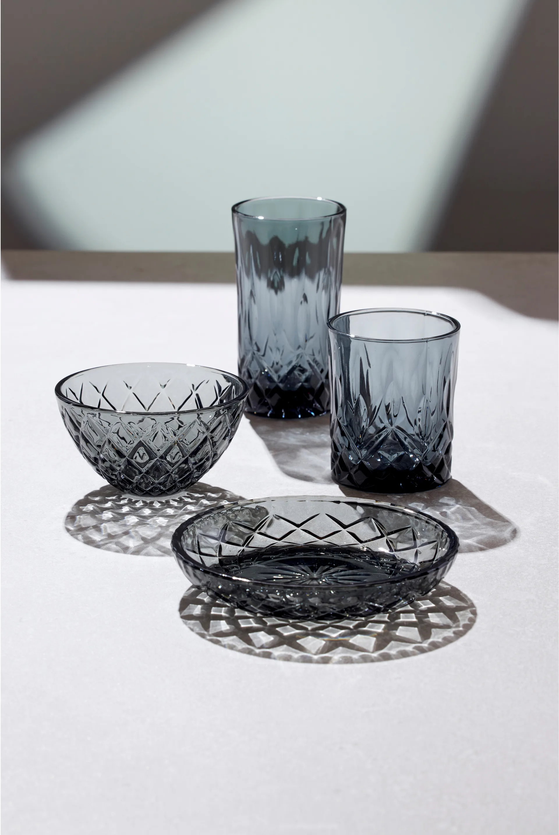 4 Vasos de whisky Sorrento 32 cl, Smoke Lyngby Glas