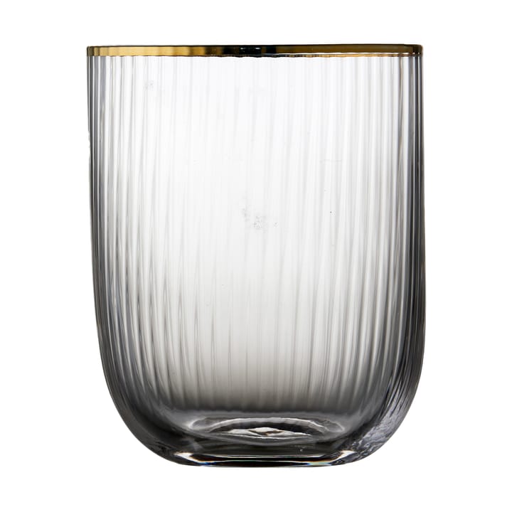 4 Vasos tumbler Palermo Gold 35 cl - Transparente-oro - Lyngby Glas