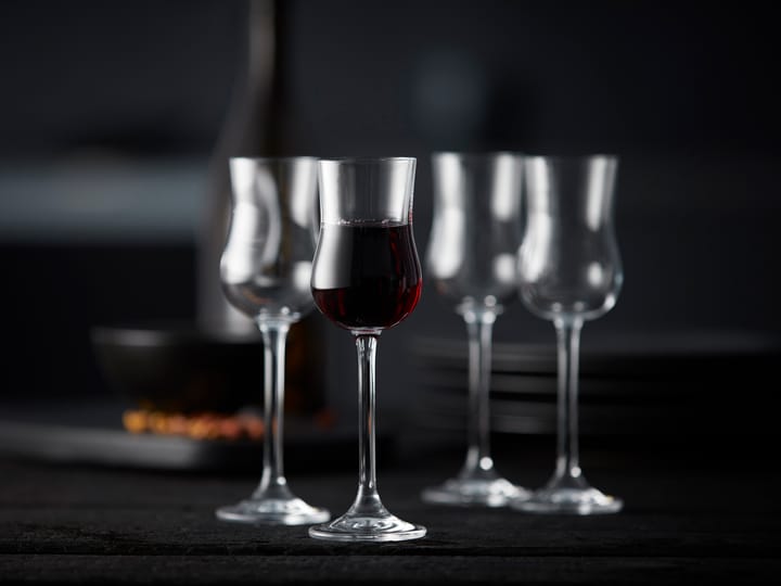 6 Copas de vino de Oporto Juvel 9 cl, Cristal Lyngby Glas