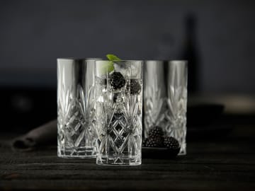 6 Vasos alargados Melodia 36 cl - Cristal - Lyngby Glas