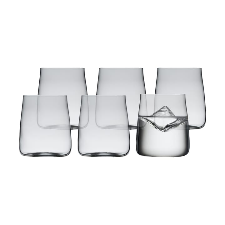 6 Vasos de agua Zero 42 cl - Cristal - Lyngby Glas