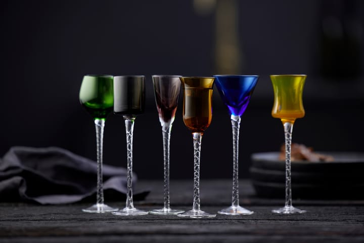 6 Vasos de chupito London 2,5-5 cl, Mix Lyngby Glas