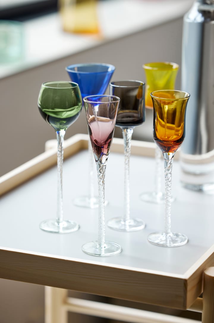 6 Vasos de chupito London 2,5-5 cl, Mix Lyngby Glas