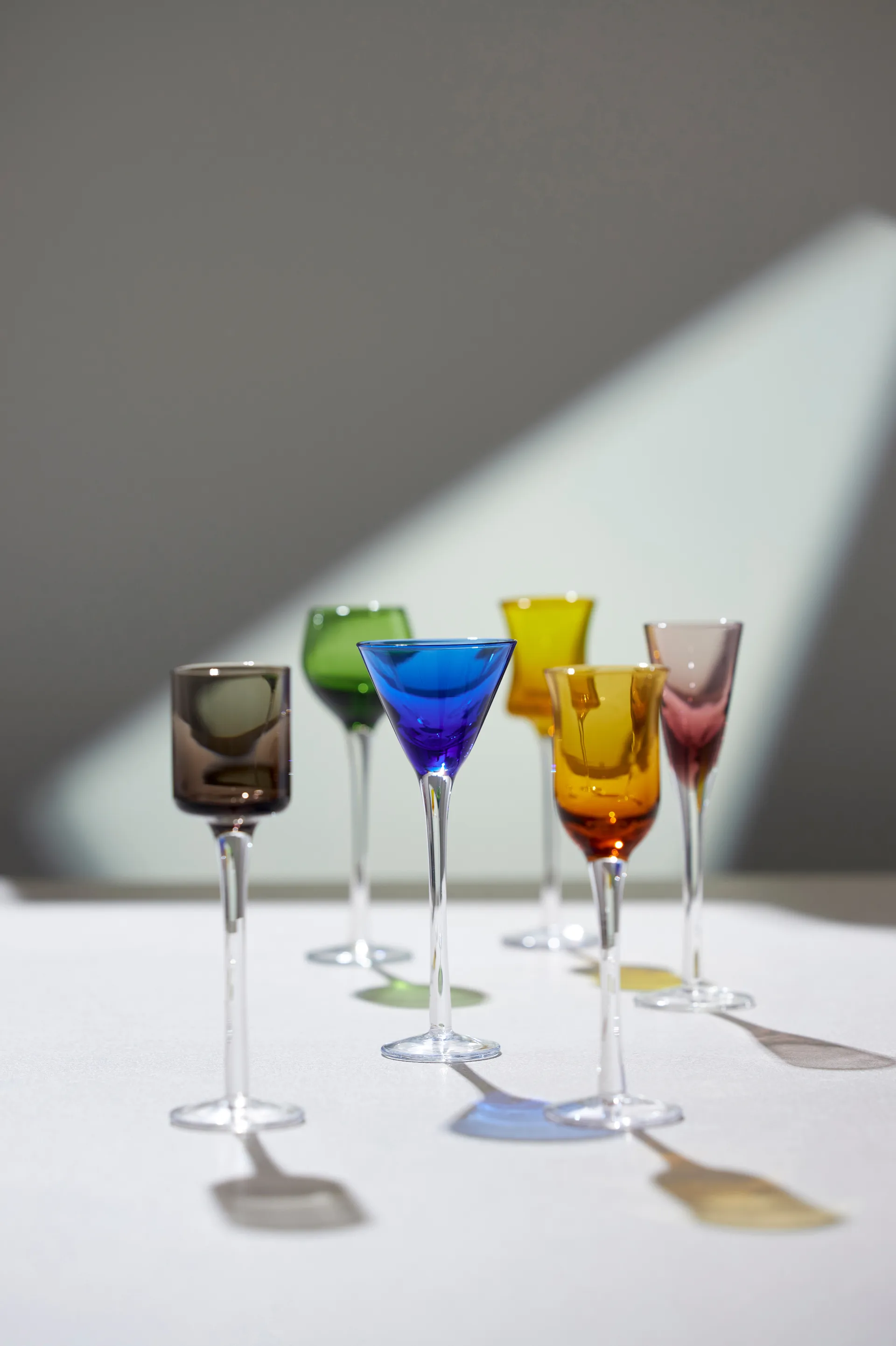 6 Vasos de chupito Lyngby Glas 2,5-5 cl, Mix Lyngby Glas