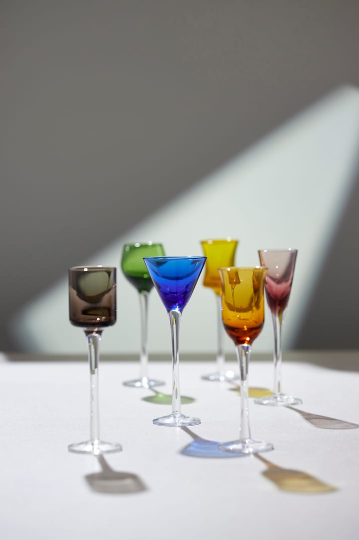 6 Vasos de chupito Lyngby Glas 2,5-5 cl, Mix Lyngby Glas
