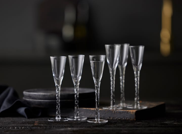 6 Vasos de chupito Paris 2,5 cl, Transparente Lyngby Glas
