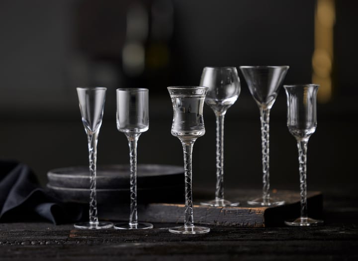 6 Vasos de chupito Rom 2,5-5 cl, Transparente Lyngby Glas