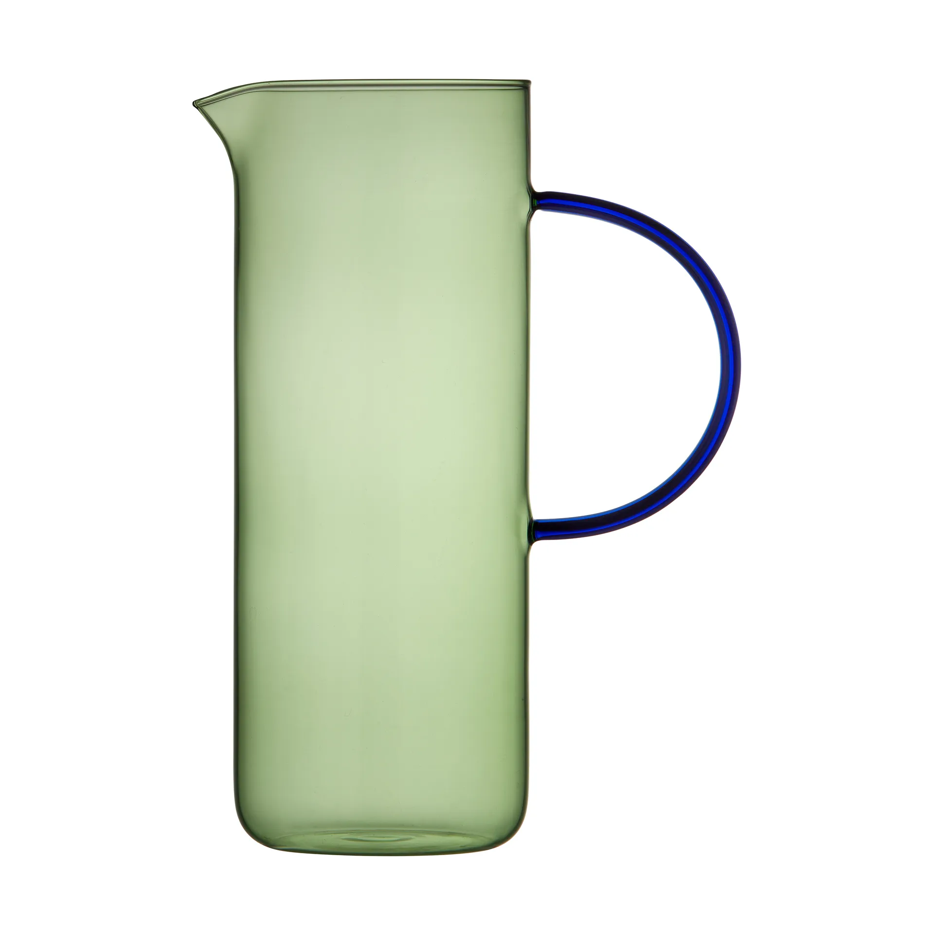 Jarra de cristal Torino 1,1 l, Green-blue Lyngby Glas