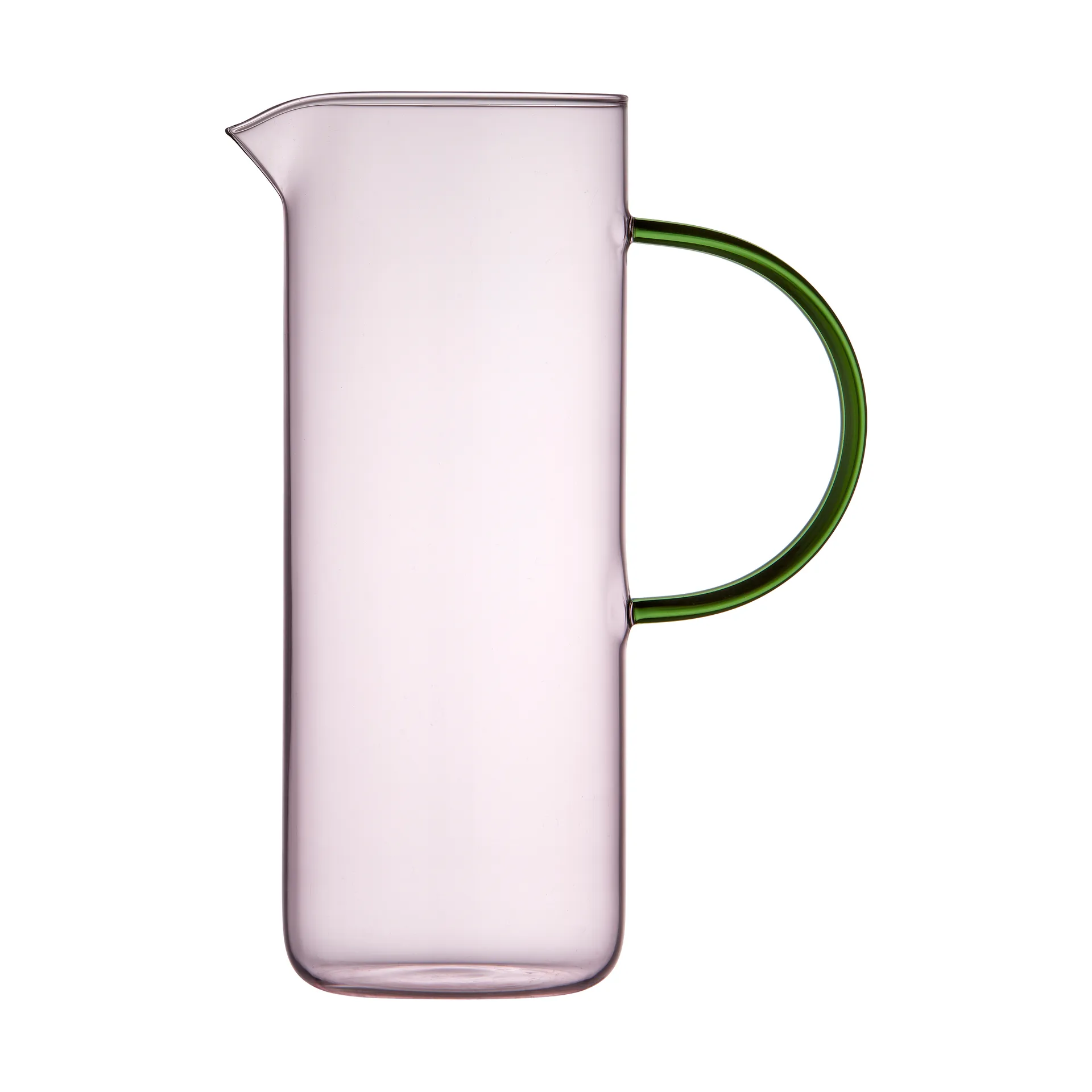 Jarra de cristal Torino 1,1 l, Pink-green Lyngby Glas