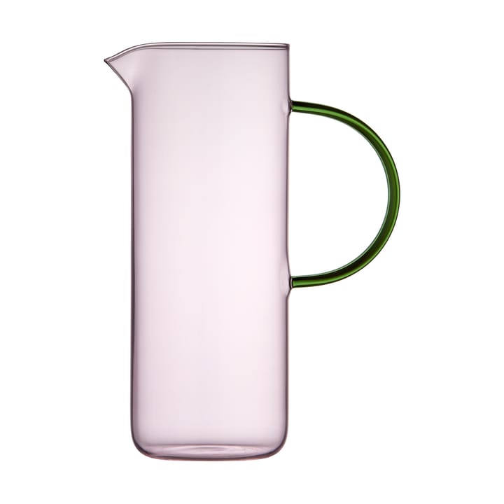 Jarra de cristal Torino 1,1 l - Pink-green - Lyngby Glas