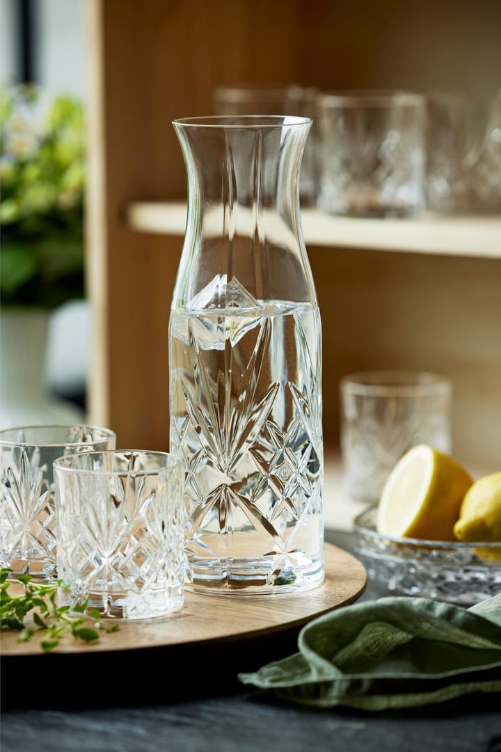 Jarra y vasos de agua Melodia 7 piezas, Cristal Lyngby Glas