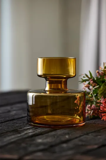 Jarrón Tubular vidrio 20 cm - Amber - Lyngby Glas
