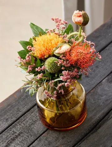 Jarrón Tubular vidrio 20 cm - Amber - Lyngby Glas