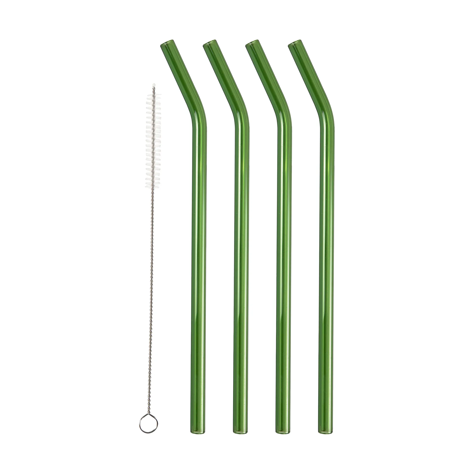 Pajitas Lyngby Glas 21,5 cm, 4-pack, Verde Lyngby Glas