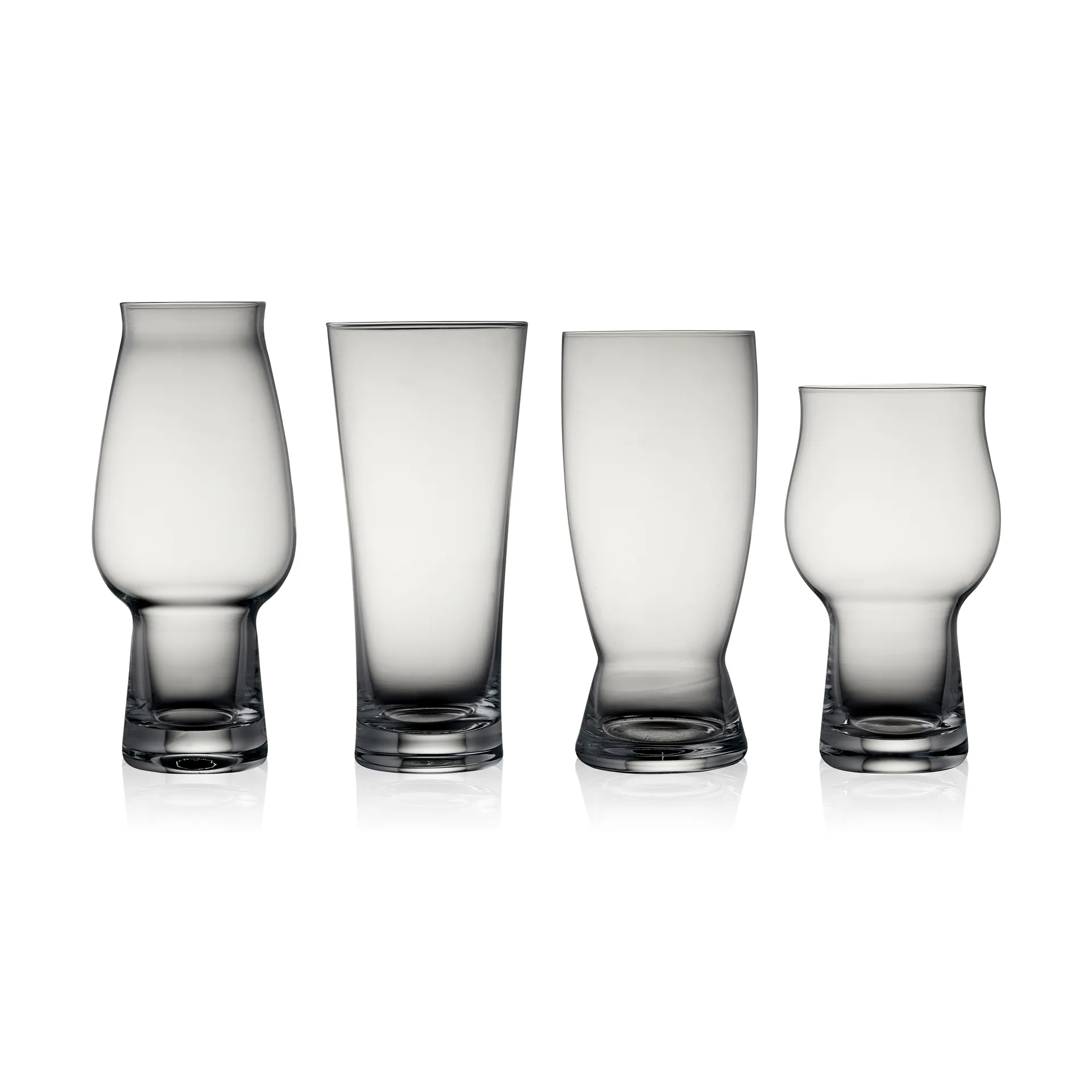 Set de 4 copas de cerveza Lyngby Glas, Cristal Lyngby Glas