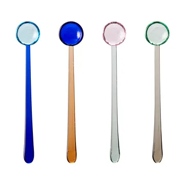 Set de 4 cucharas de vidrio Torino 18 cm - Mix - Lyngby Glas