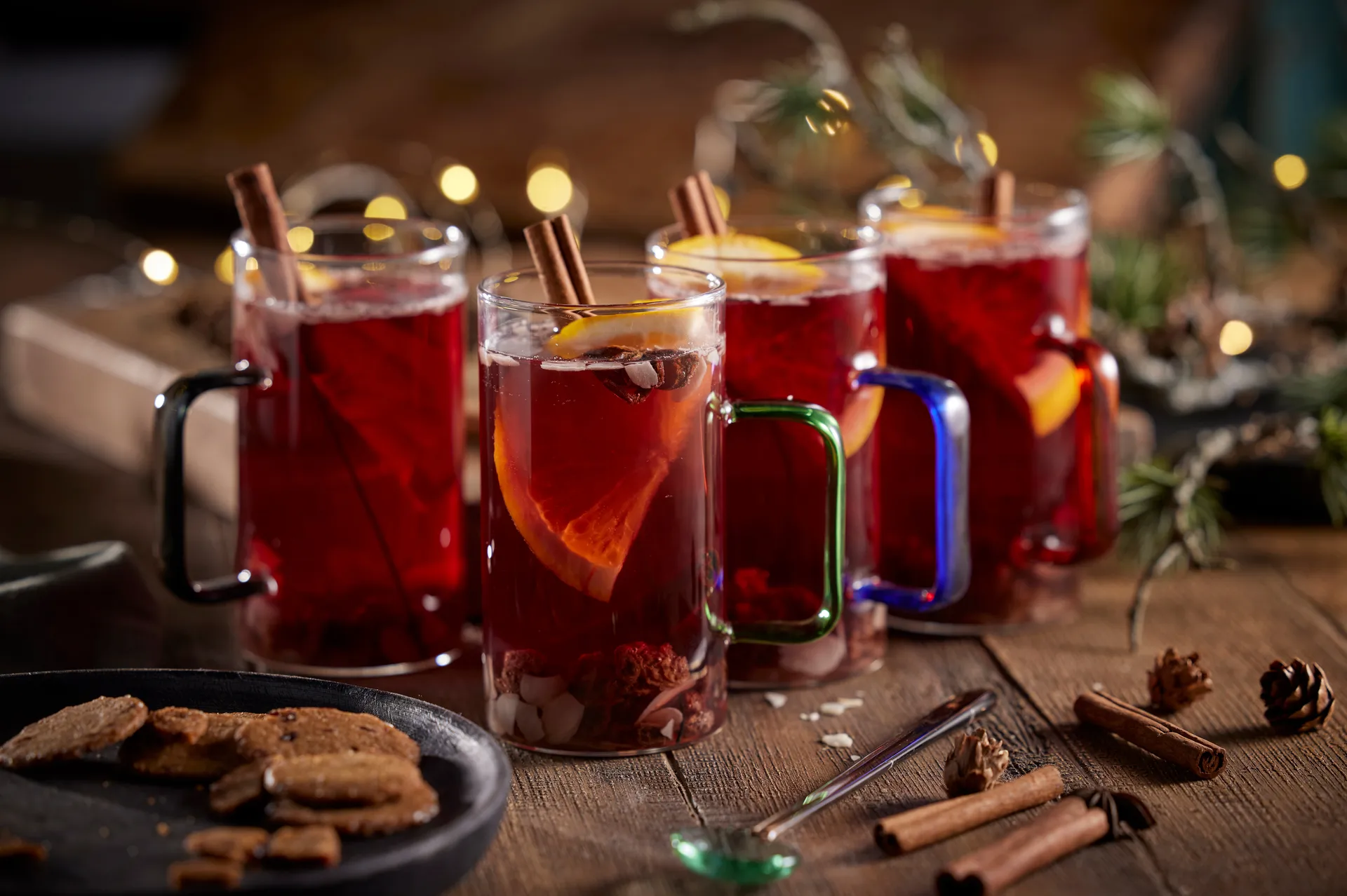 Set de 4 cucharas de vidrio Torino 18 cm, Mix Lyngby Glas