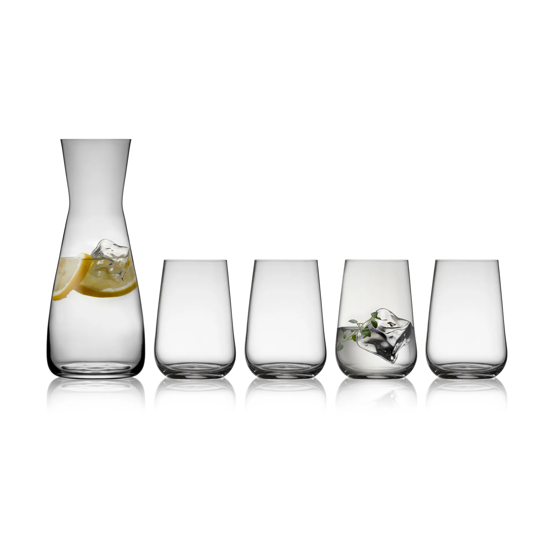 Set de carafe Juvel, 5 piezas, Cristal Lyngby Glas