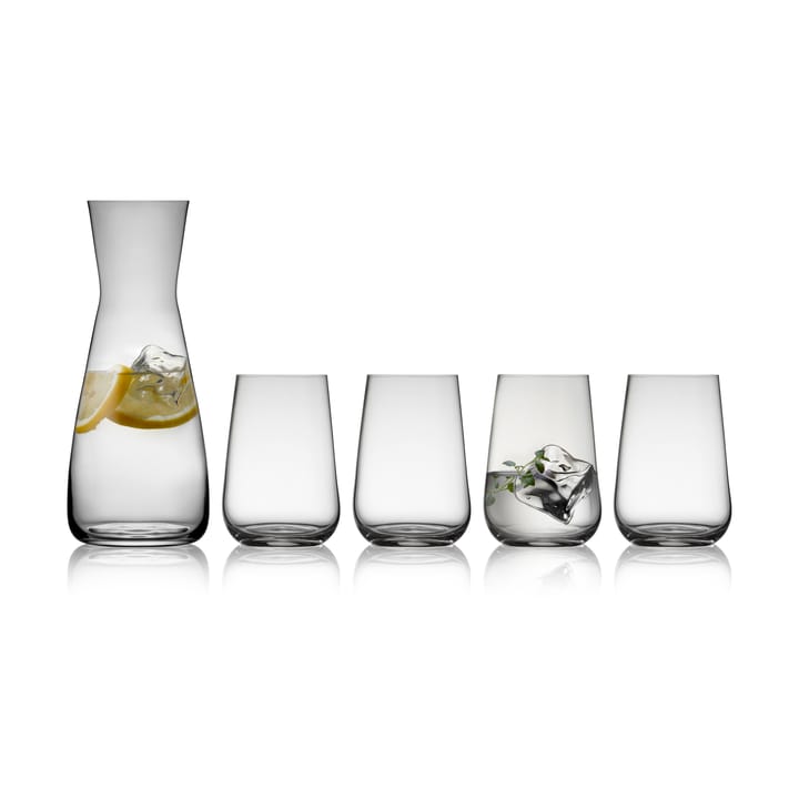 Set de carafe Juvel, 5 piezas, Cristal Lyngby Glas