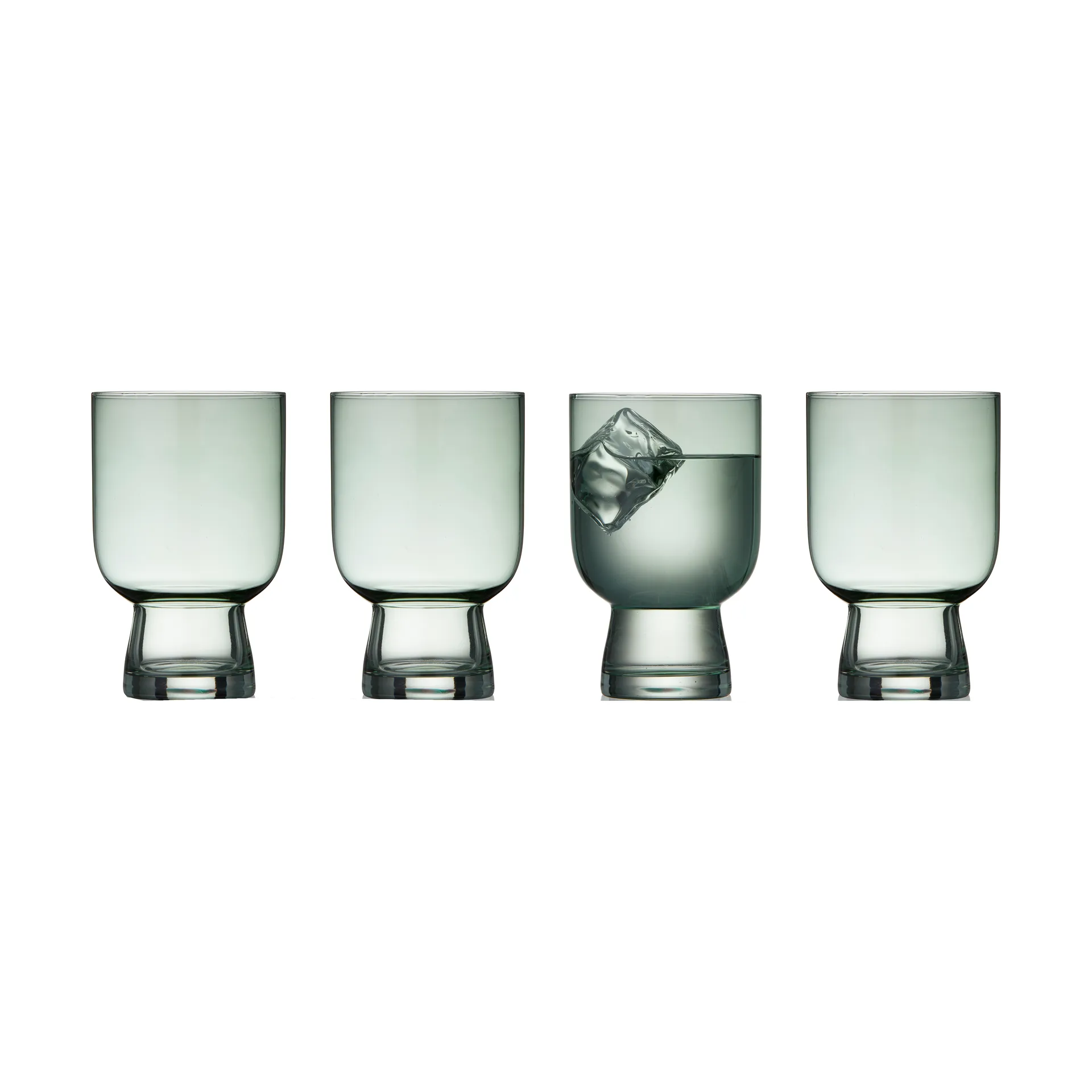 Vasos Sorrento 30 cl, 4-pack, Verde Lyngby Glas